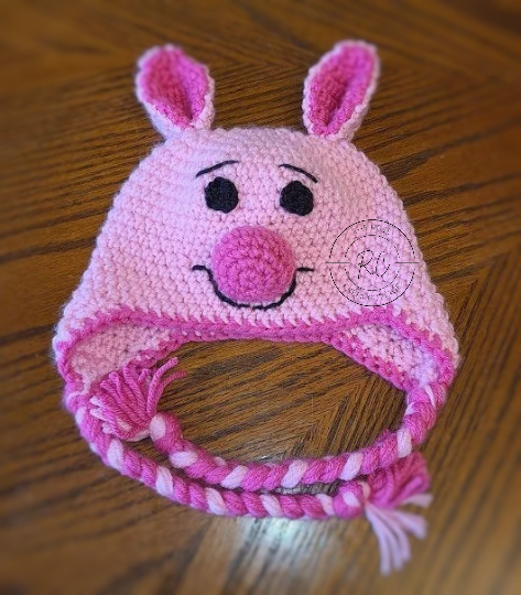 Handmade Piglet Custom Made Hat