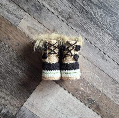 Handmade Baby Snow Boots