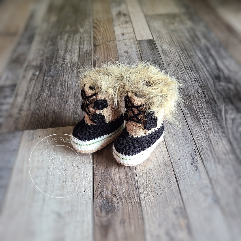 Handmade Baby Snow Boots