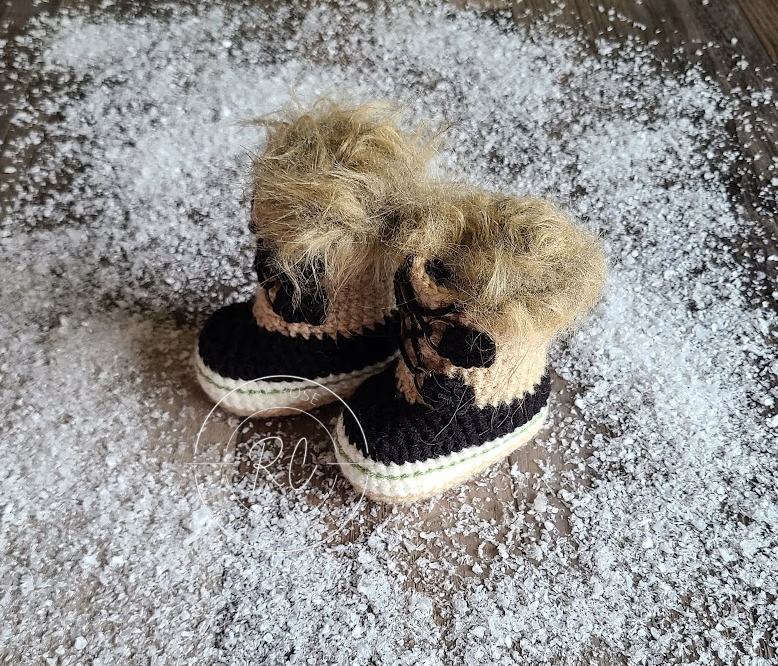 Handmade Baby Snow Boots