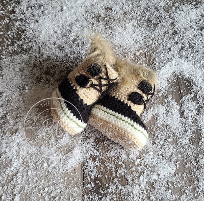 Handmade Baby Snow Boots
