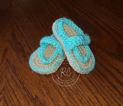 Handmade Baby Flip Flops